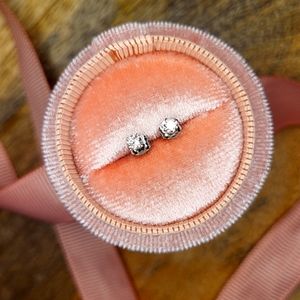 1/6 t.w. Diamond Stud Earrings 14KT White Gold